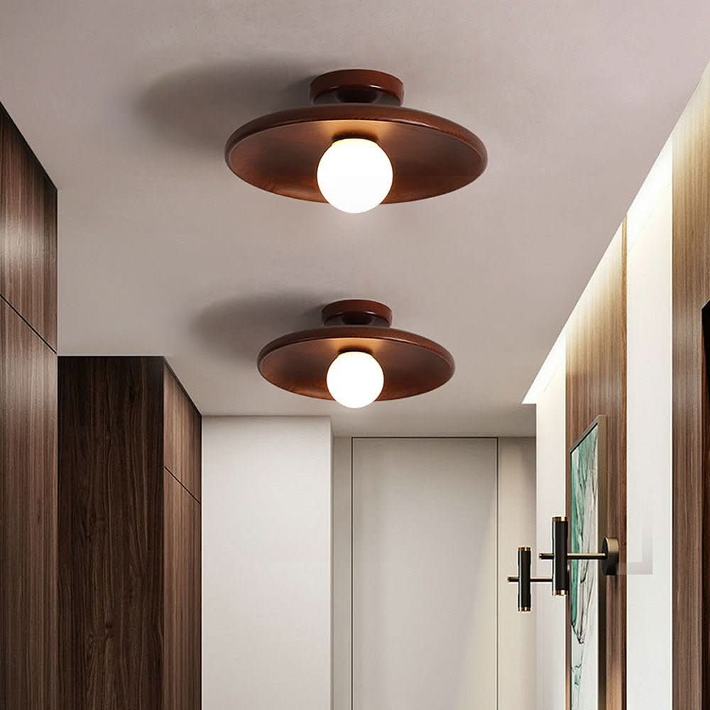 ScandiWood Pendant Light: Elegant Minimalist Ceiling Fixture