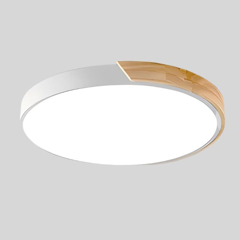 CozyNest Wooden LED Ceiling Light for Inviting Spaces