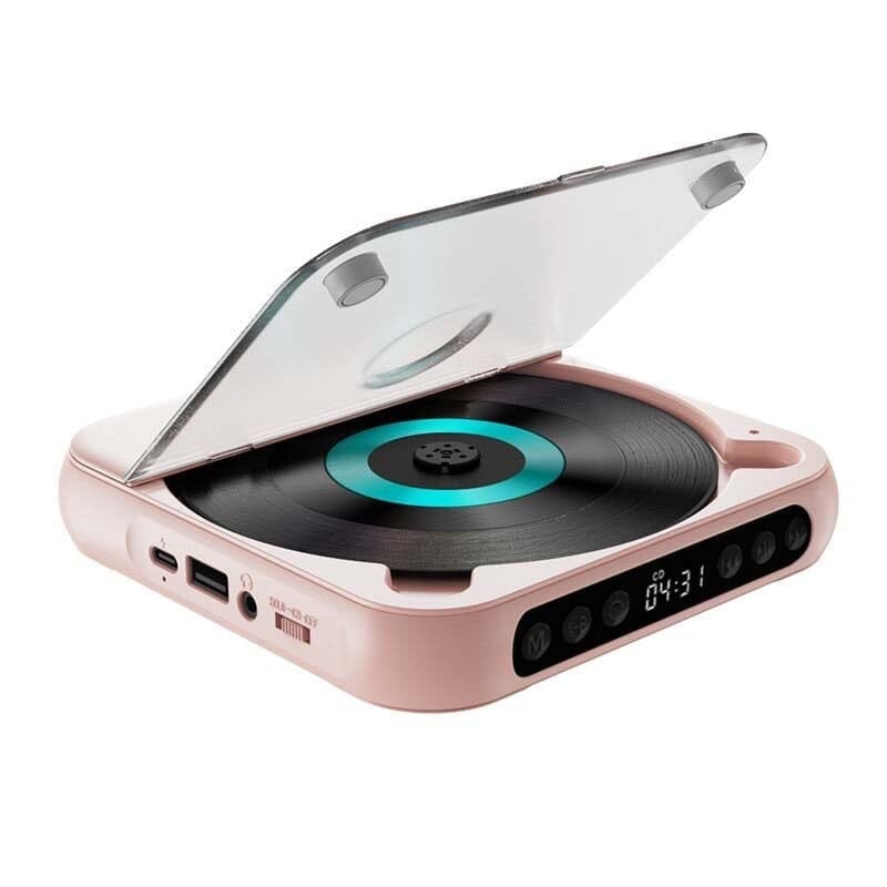 Portable Bluetooth CD Player with Extended Battery Life for Travel