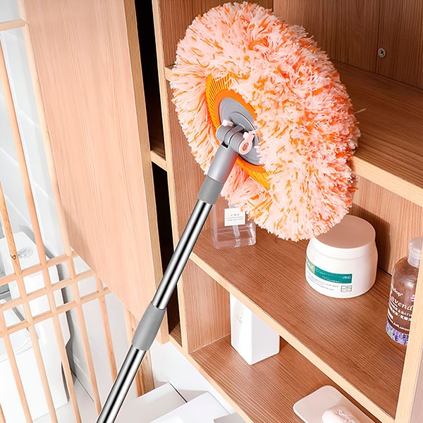 Adjustable Circular Sweeping Brush with Rotating Feature