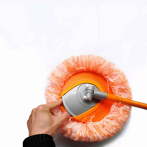 Adjustable Circular Sweeping Brush with Rotating Feature