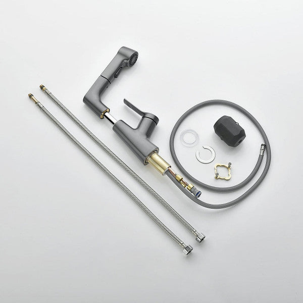 Stylish Bathroom Faucet with Flexible Hand Shower