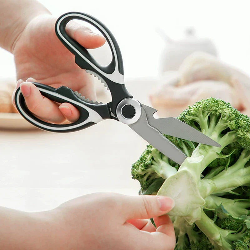 Versatile Kitchen Shears with Premium Stainless Steel Blades