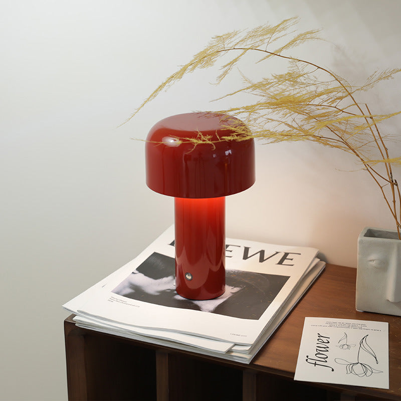LunaGlow Wireless Mushroom-Shaped Ambient Table Lamp