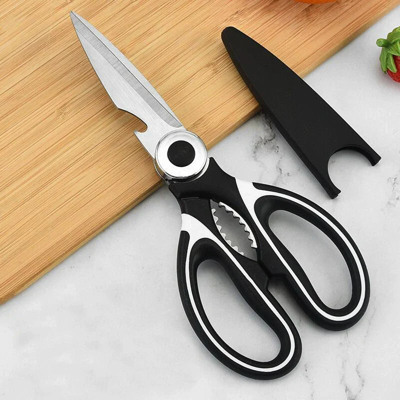 Versatile Kitchen Shears with Premium Stainless Steel Blades