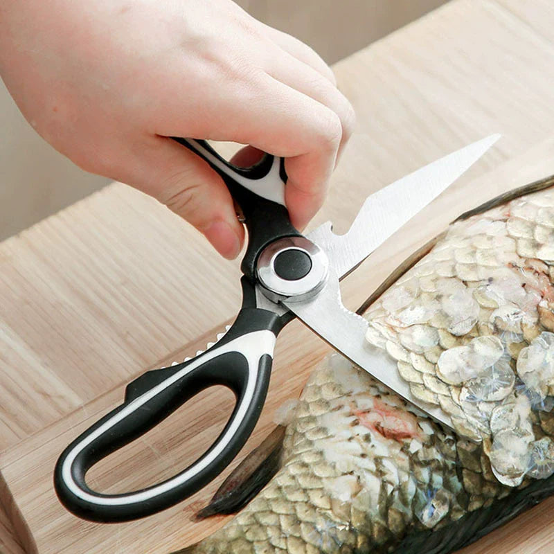 Versatile Kitchen Shears with Premium Stainless Steel Blades
