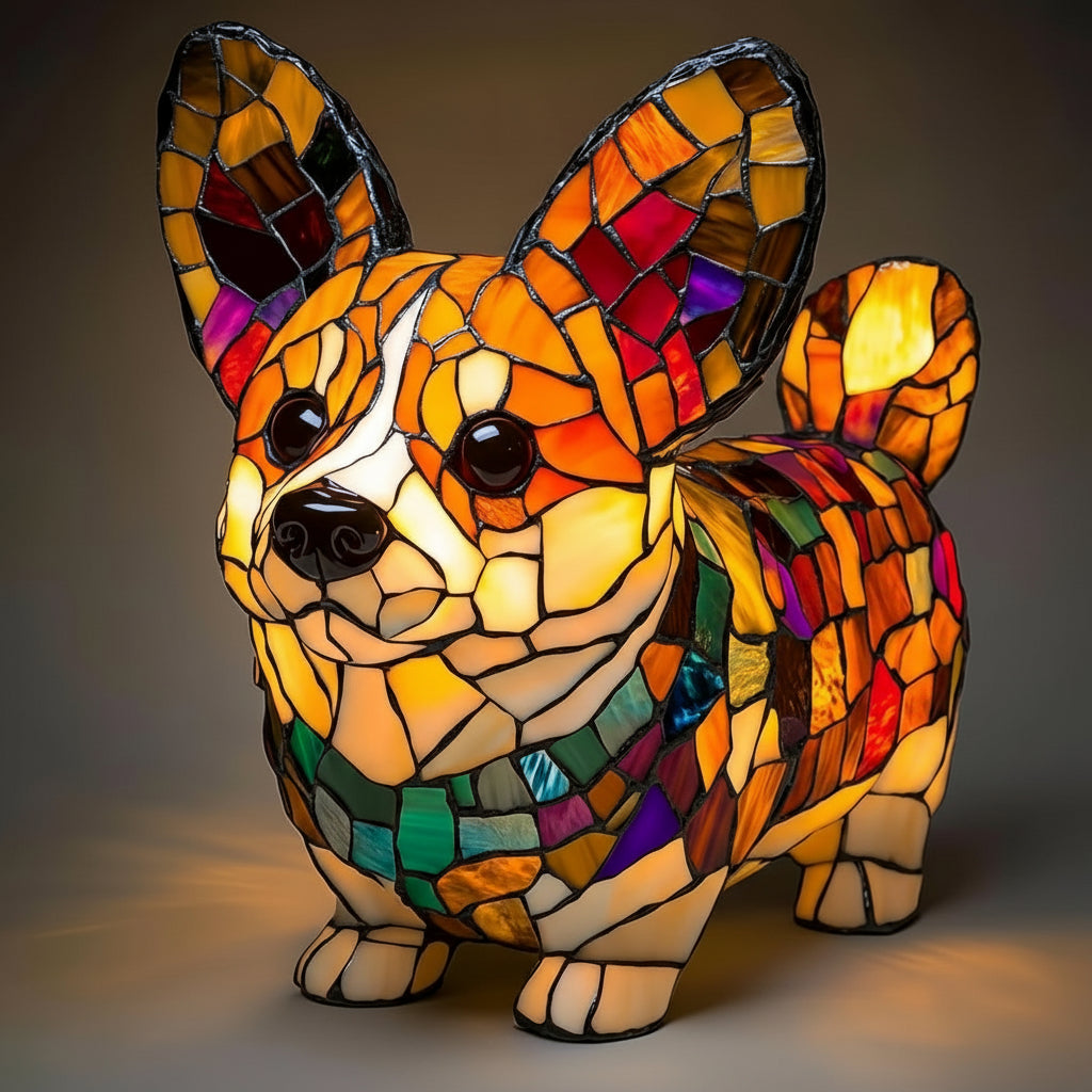 Charming Canine LED Night Light Table Lamp for Cozy Spaces