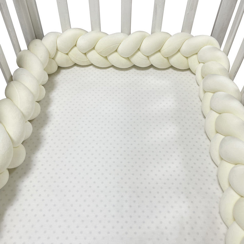 Handcrafted Nursery Rail Protector | Soft Airy Pillow Guard