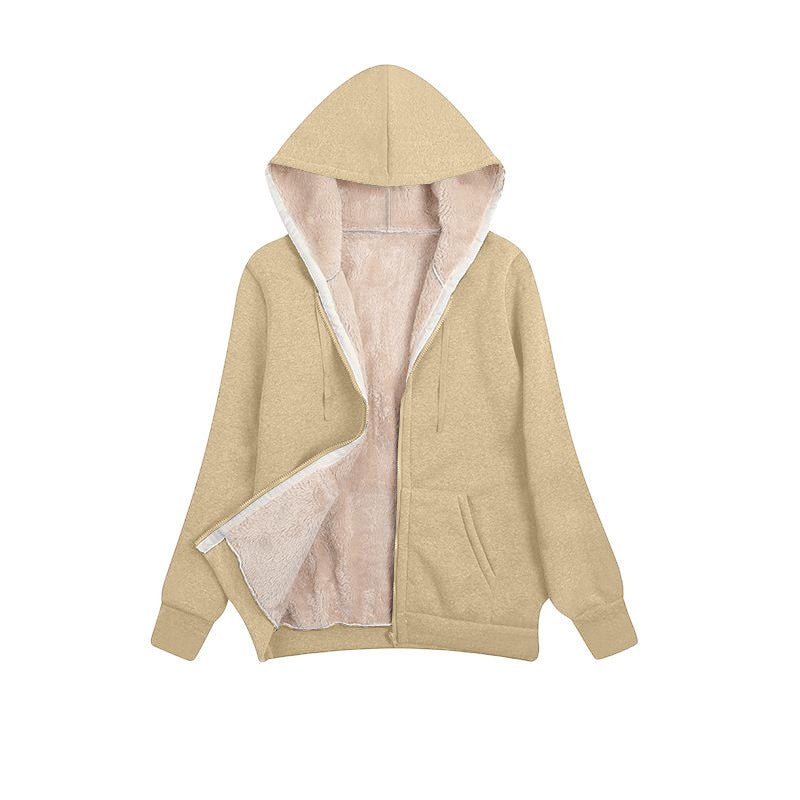Women's Fleece Jacket | Soft Warmth | Wind Resistant Collar | Machine Washable