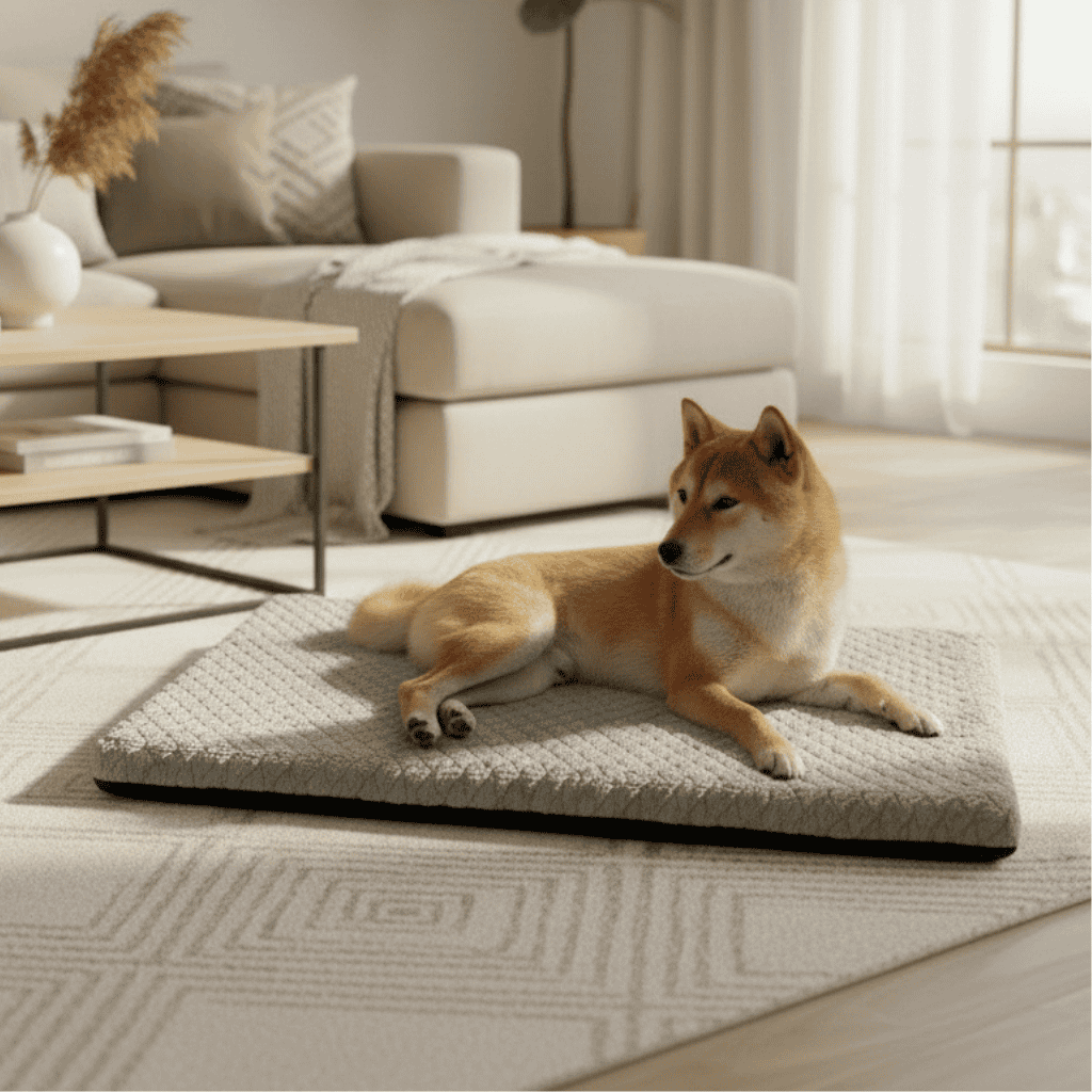 CozyGuard Waterproof Orthopedic Dog Bed with Plush Cover