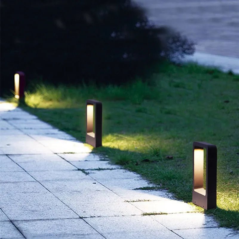 RadiantGlow Stylish Outdoor Pathway Light for Gardens