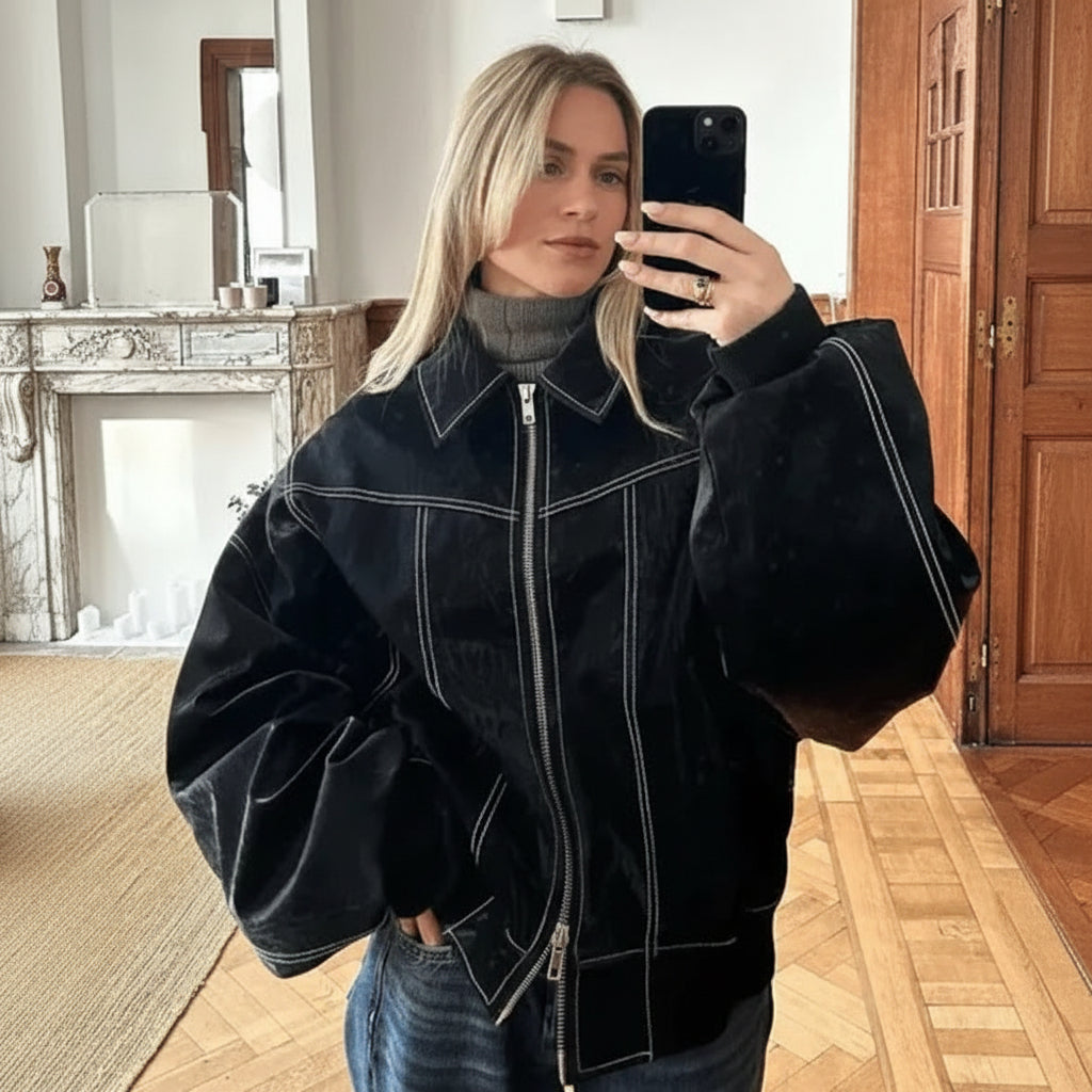 Chic Oversized Jacket for Effortless Everyday Style