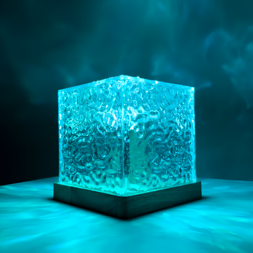 Multicolor Ambient Cube Projector for Serene Spaces