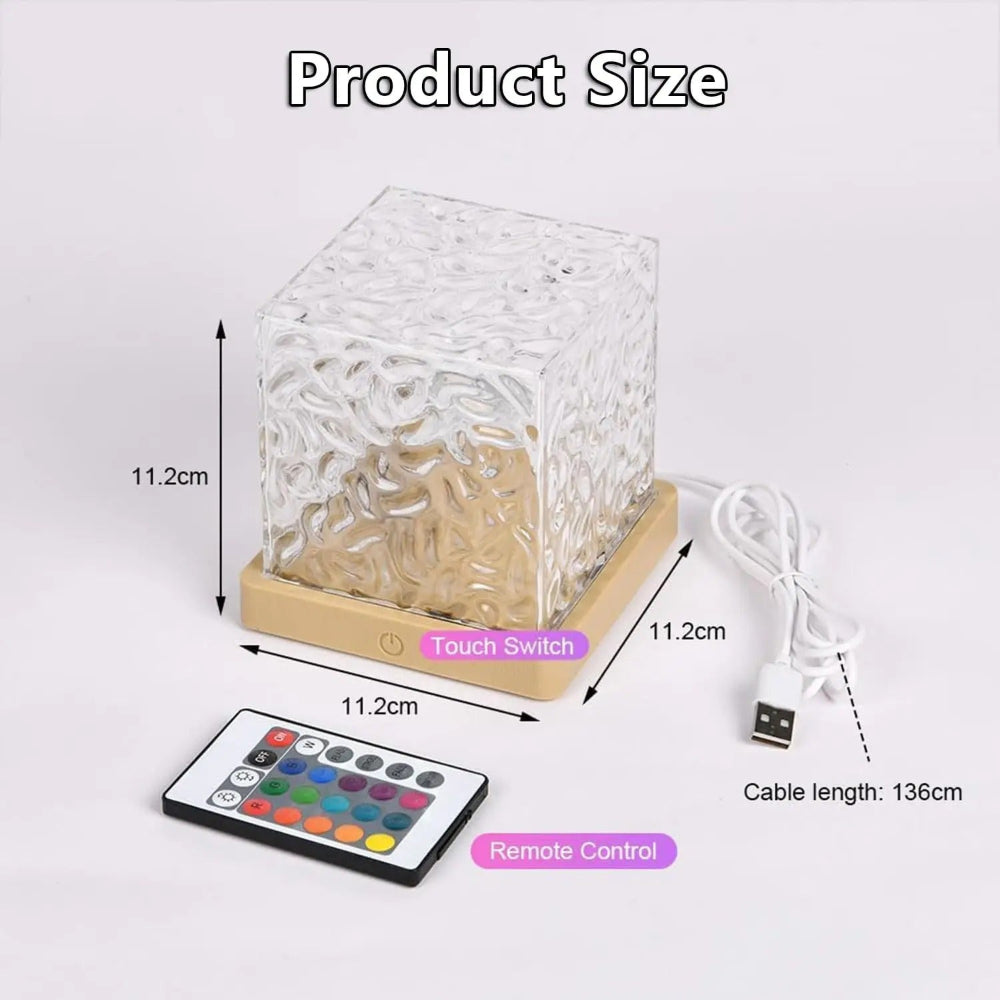 Multicolor Ambient Cube Projector for Serene Spaces