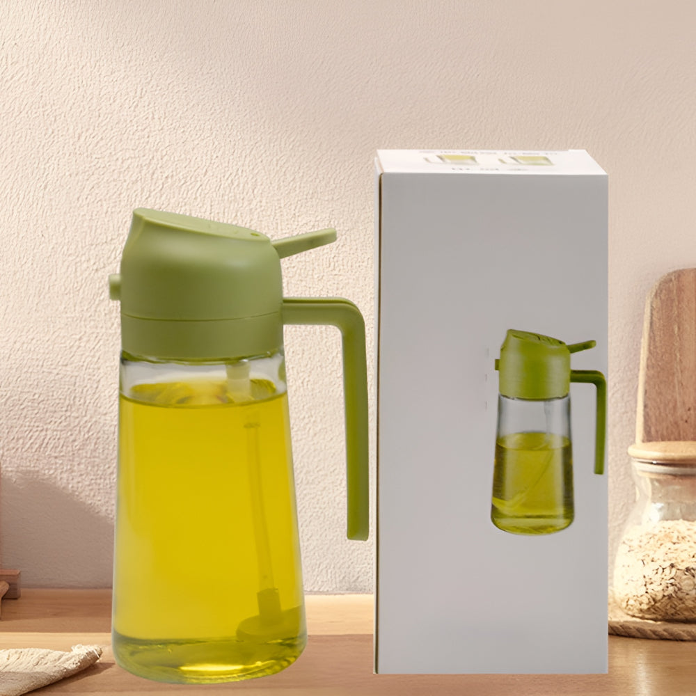Effortless Glass Oil Sprayer and Dispenser for Your Kitchen