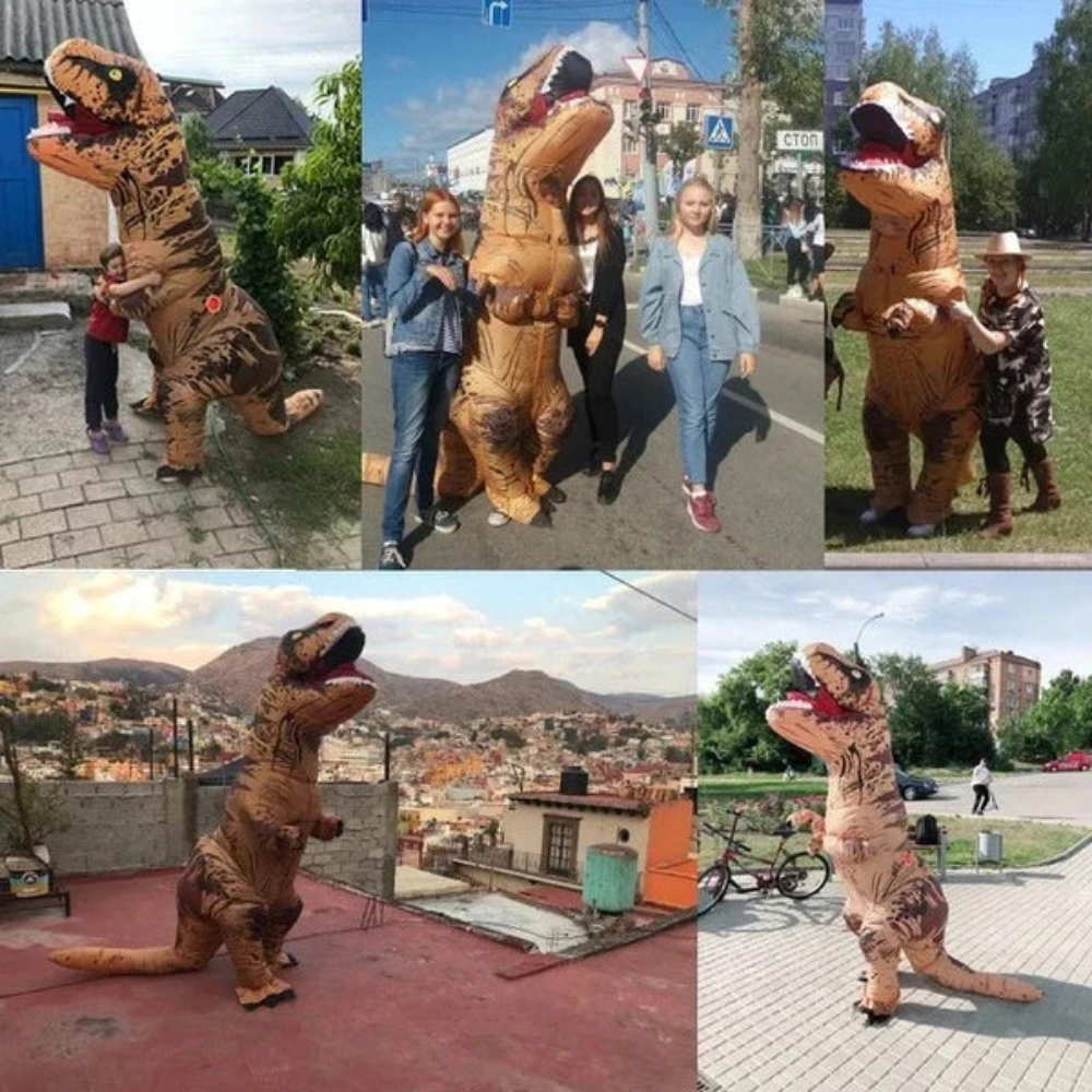 Dinosaur Inflatable Costume for Halloween and Party Events