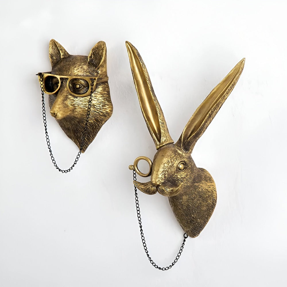 Chic Animal Head Wall Hook for Stylish Organization
