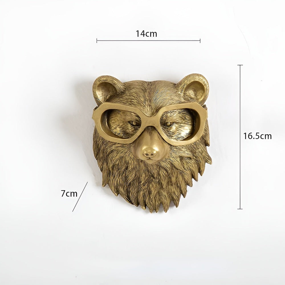 Chic Animal Head Wall Hook for Stylish Organization