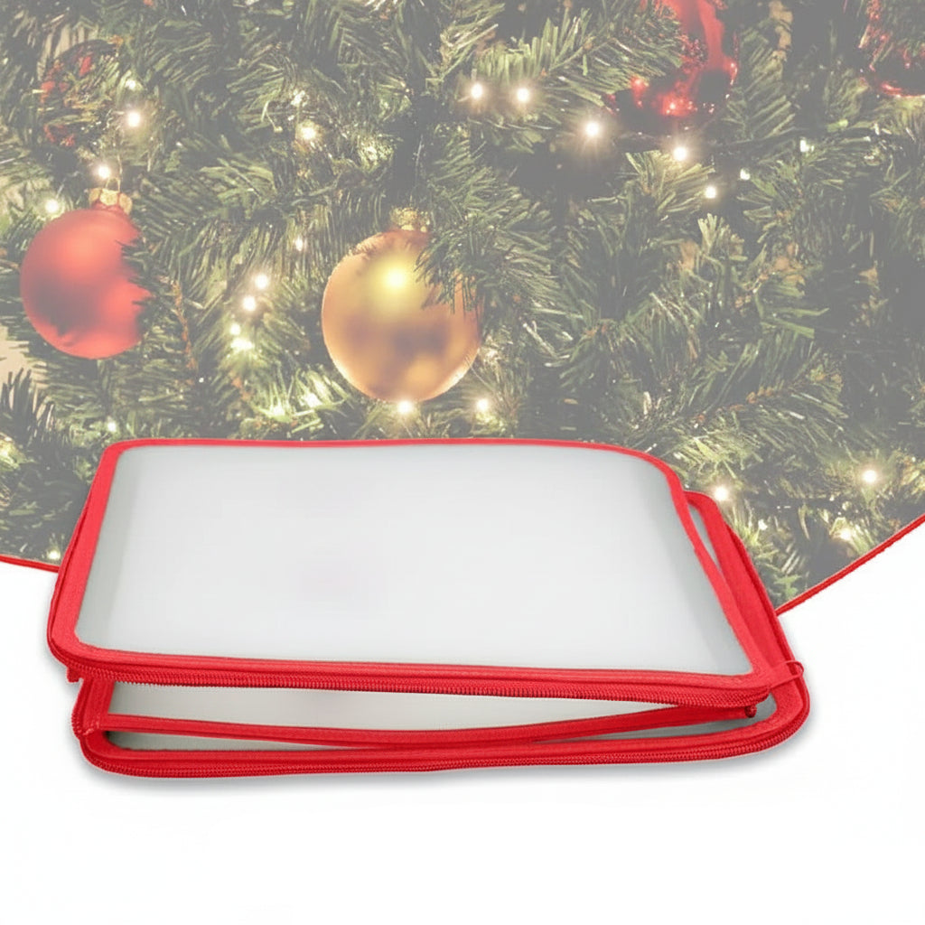 Transparent Holiday Ornament Storage Container