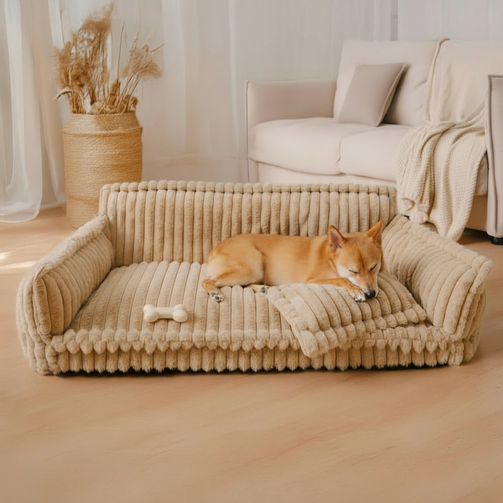 Ultimate Comfort Orthopedic Dog Bed with Neck Support