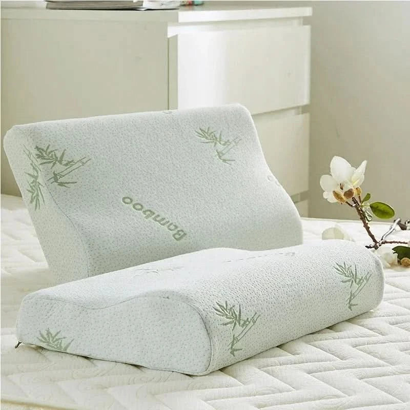 EcoComfort Bamboo Neck Support Pillow for Restful Sleep