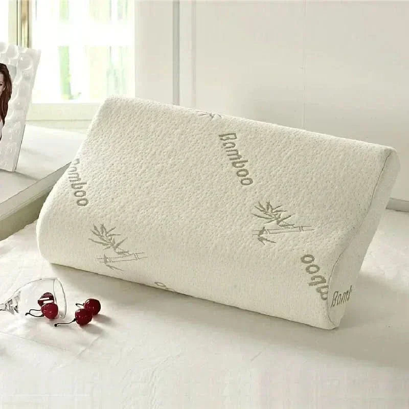 EcoComfort Bamboo Neck Support Pillow for Restful Sleep