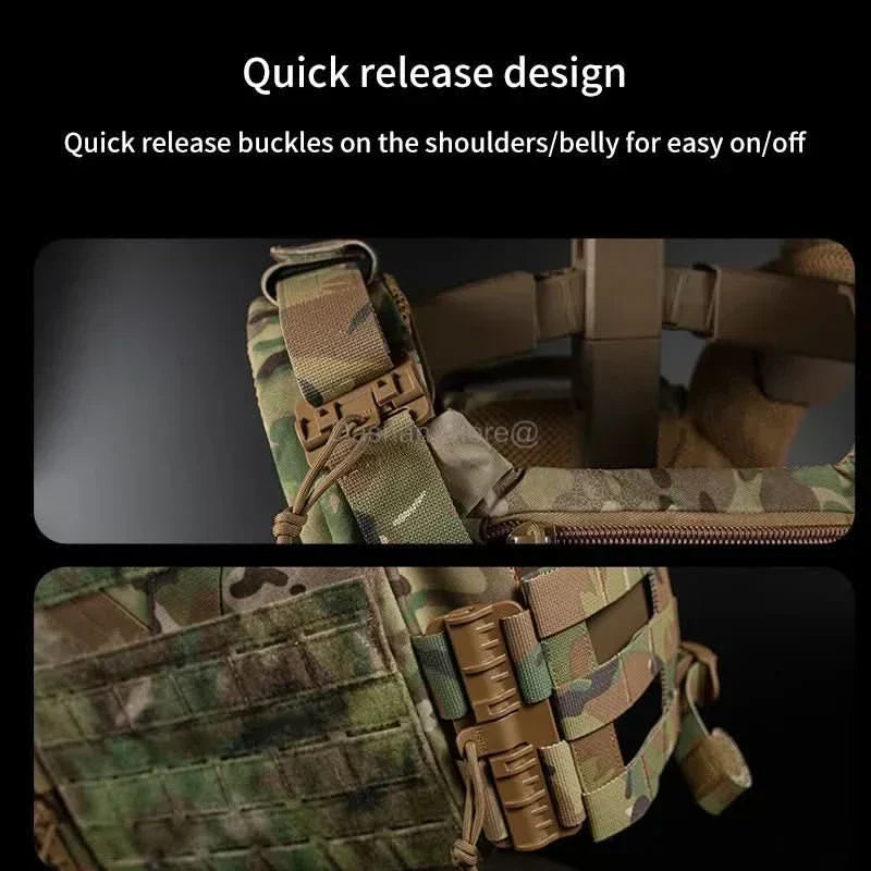 Guardian Tactical Vest with Quick-Release and Modular Design