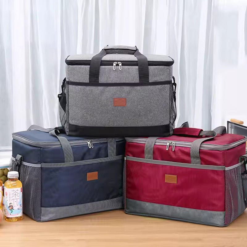 33L Insulated Waterproof Cooler Bag for Outdoor Snacks and Drinks