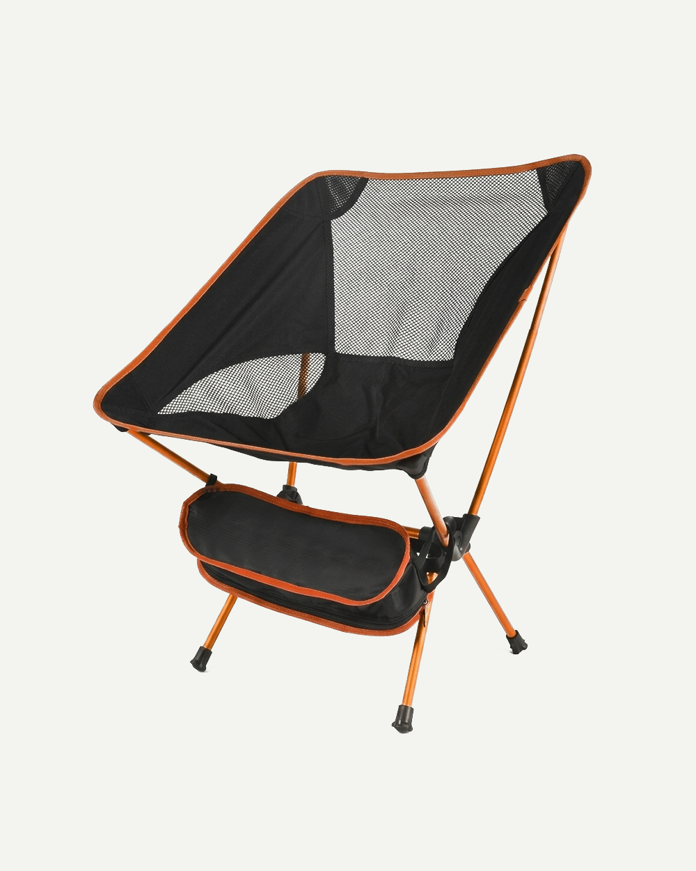 Lightweight Camping Chair with Aluminum Frame and 150kg Capacity, Includes Carry Bag