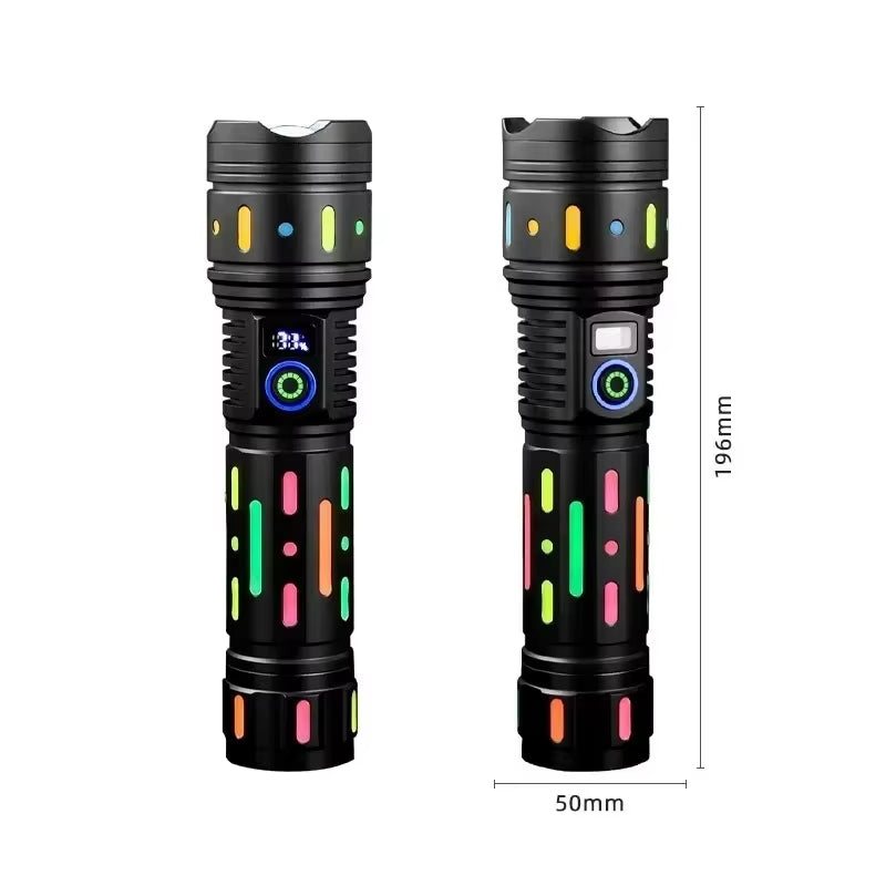 Lightweight Long Range Flashlight for Camping and Hiking - Outdoor Lighting