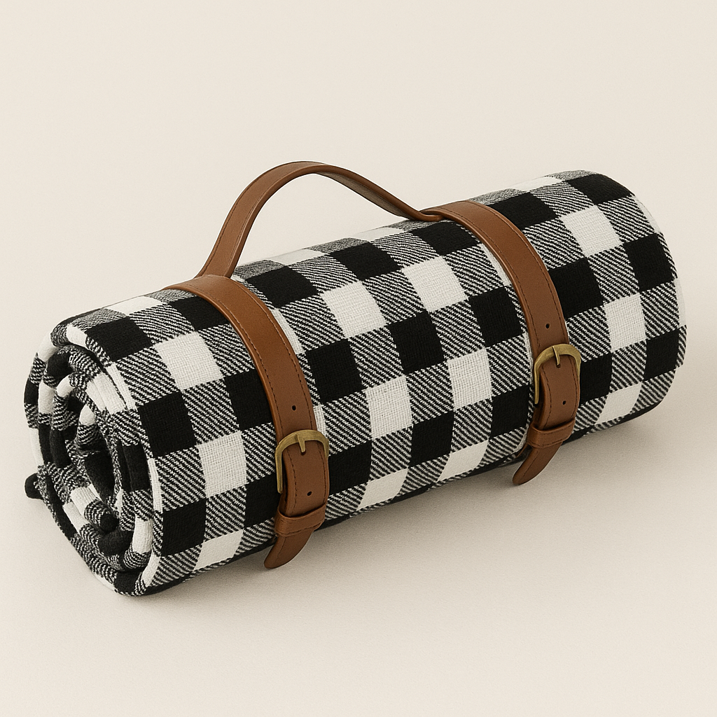 Waterproof Picnic Blanket - Soft Top Layer, Foldable Outdoor Mat