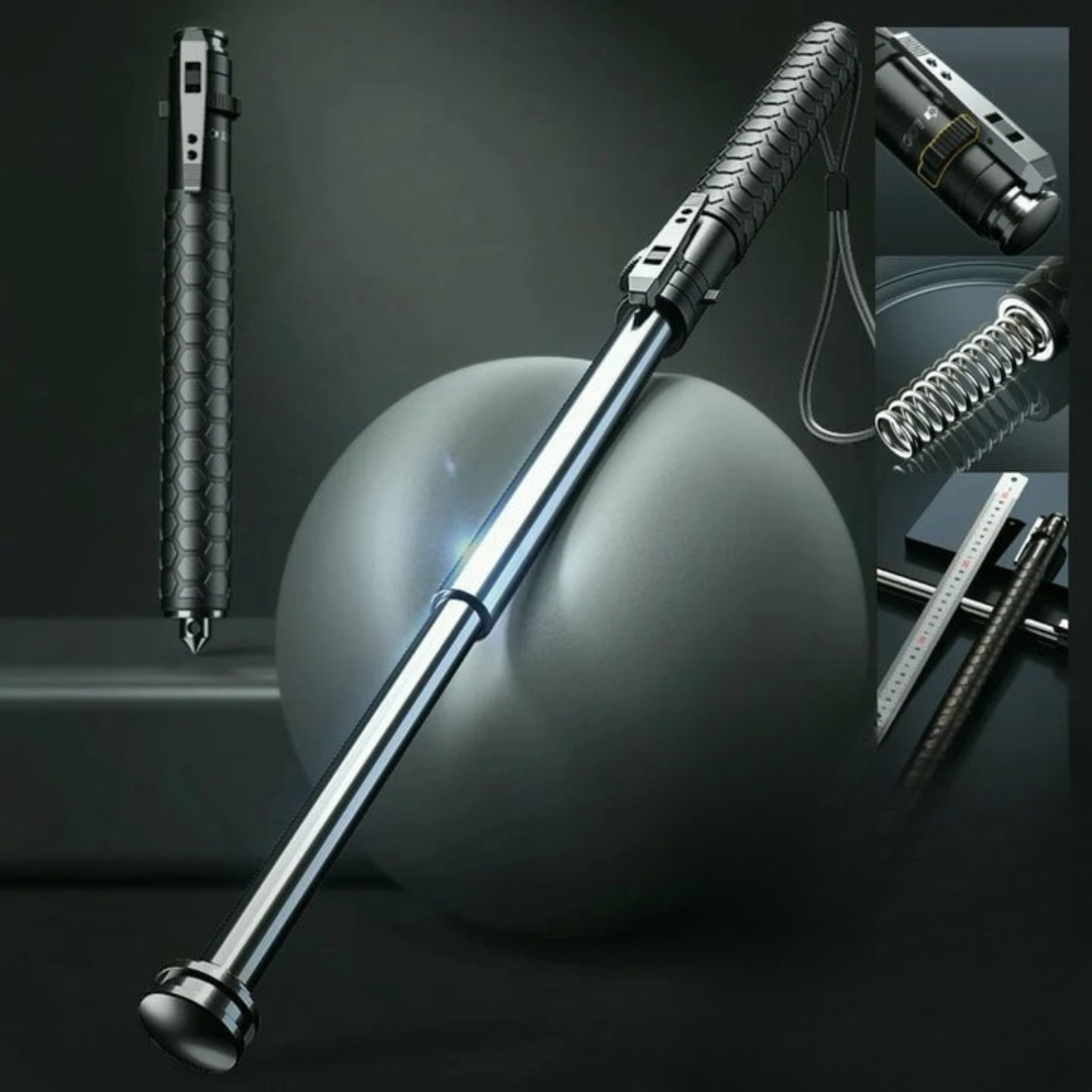 Telescopic Hiking Pole for Outdoor Stability - Compact with Anti-Slip Grip
