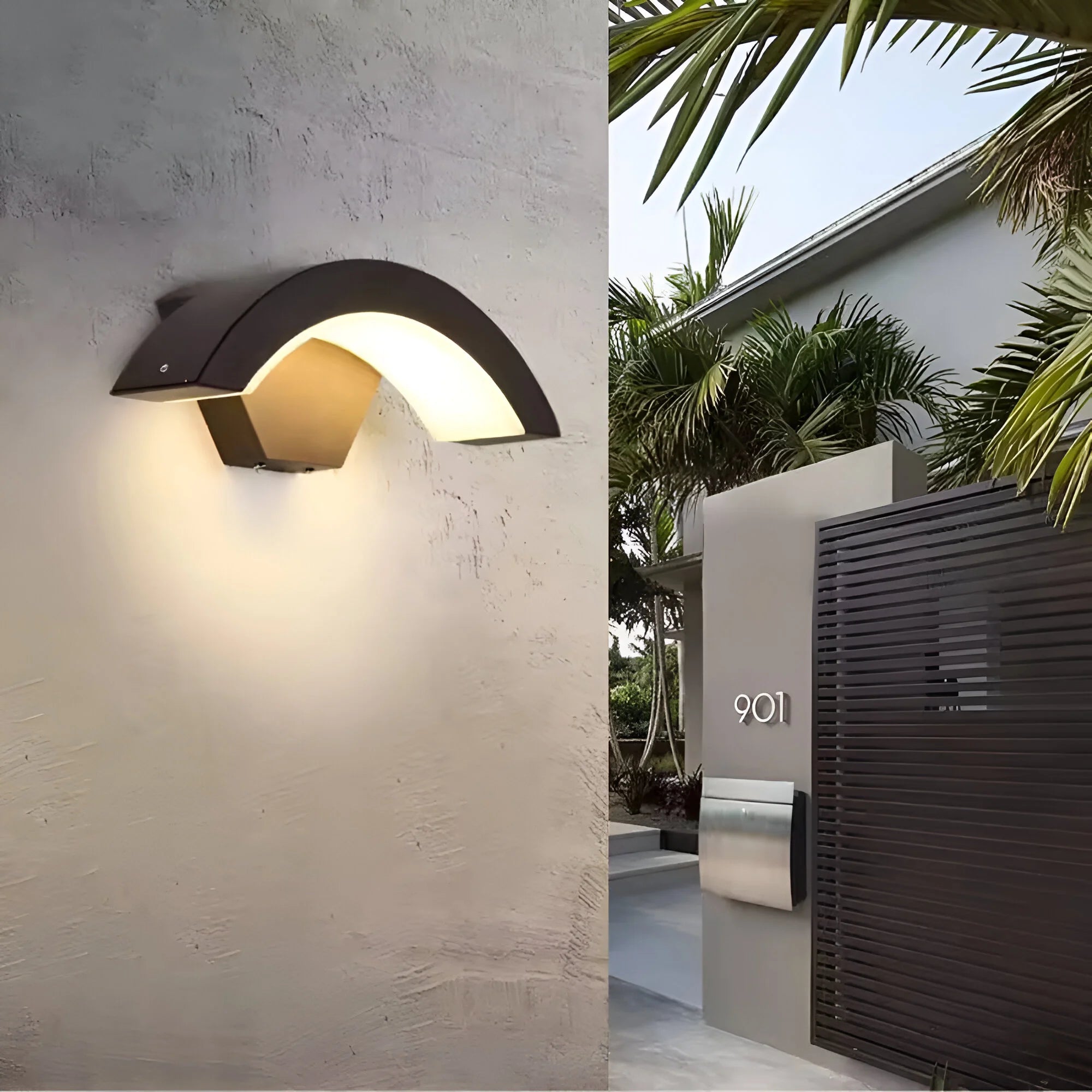 Energy-Efficient Motion Sensor Outdoor Wall Lantern – Weatherproof Design