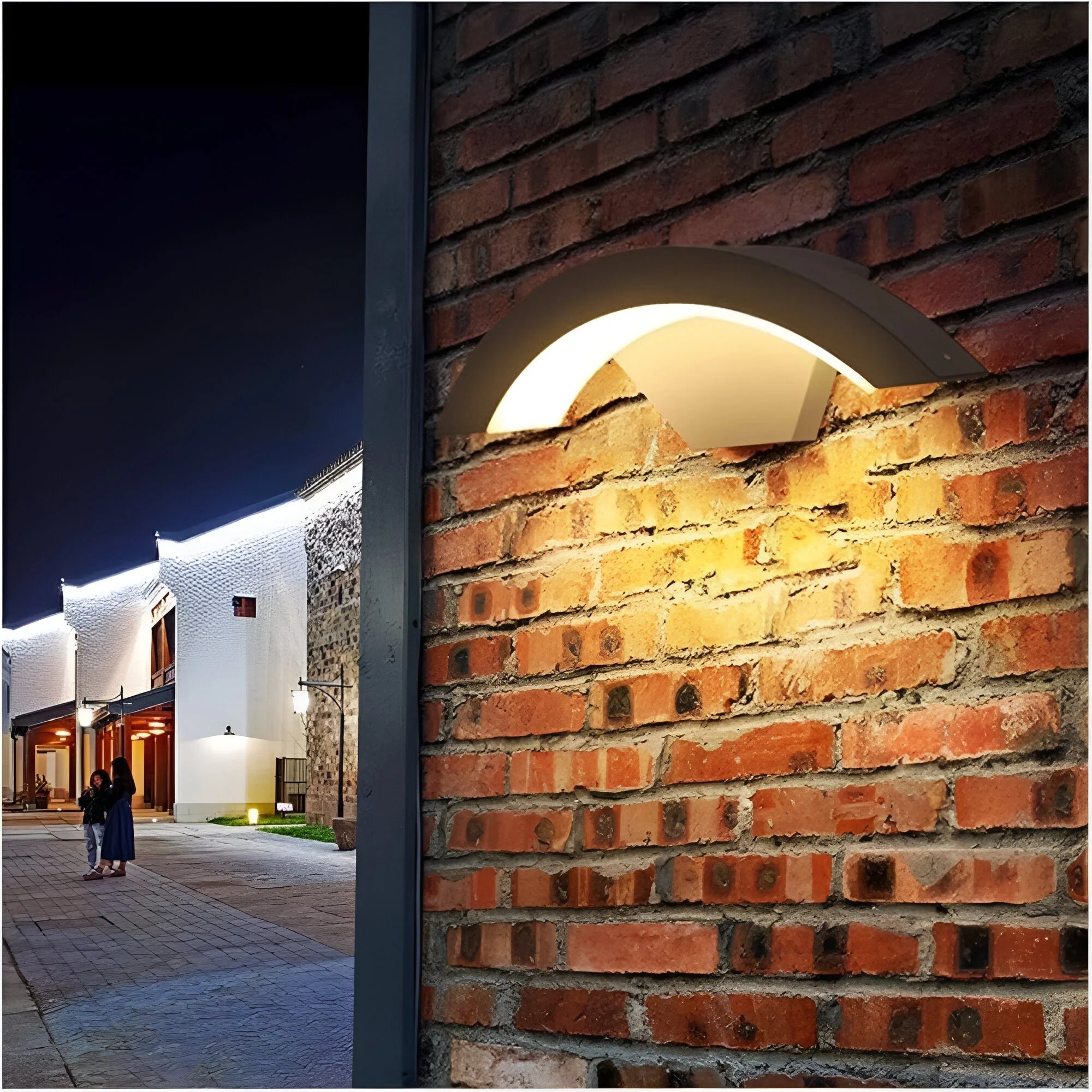 Energy-Efficient Motion Sensor Outdoor Wall Lantern – Weatherproof Design
