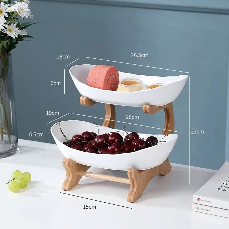 Elevate Your Space: Two- and Three-Tier Fruit Stand & Storage Rack