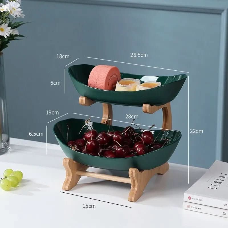 Elevate Your Space: Two- and Three-Tier Fruit Stand & Storage Rack