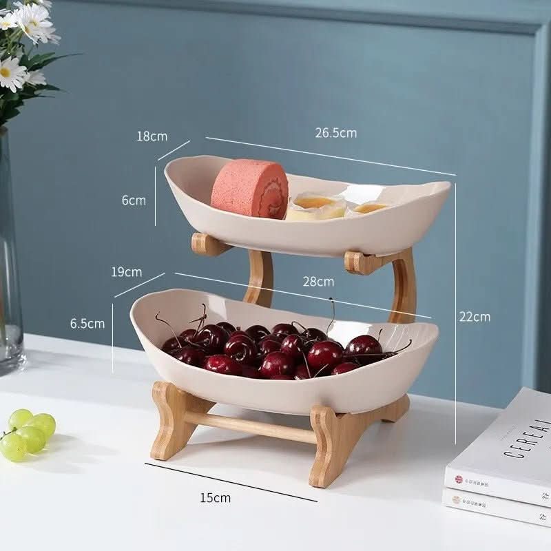 Elevate Your Space: Two- and Three-Tier Fruit Stand & Storage Rack