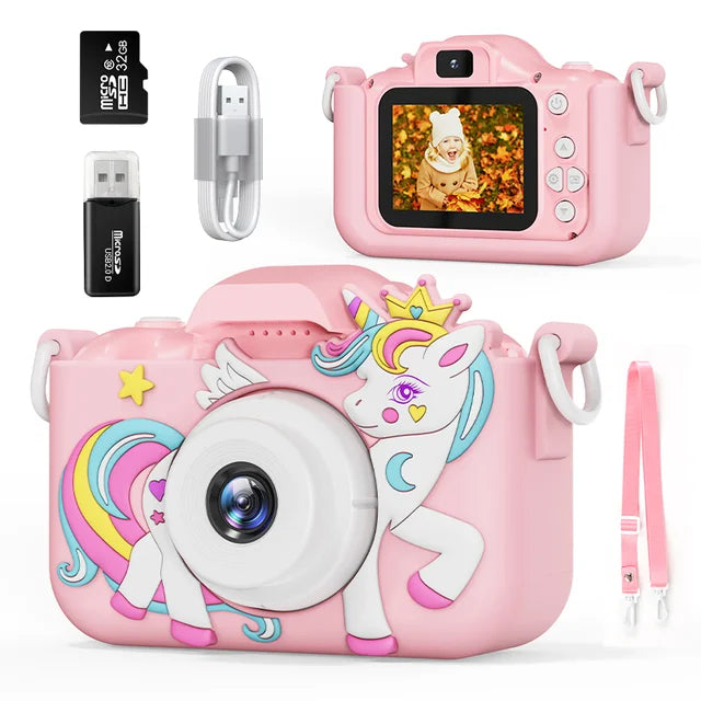 Kids' Snap & Shoot Camera with 32GB Memory Card