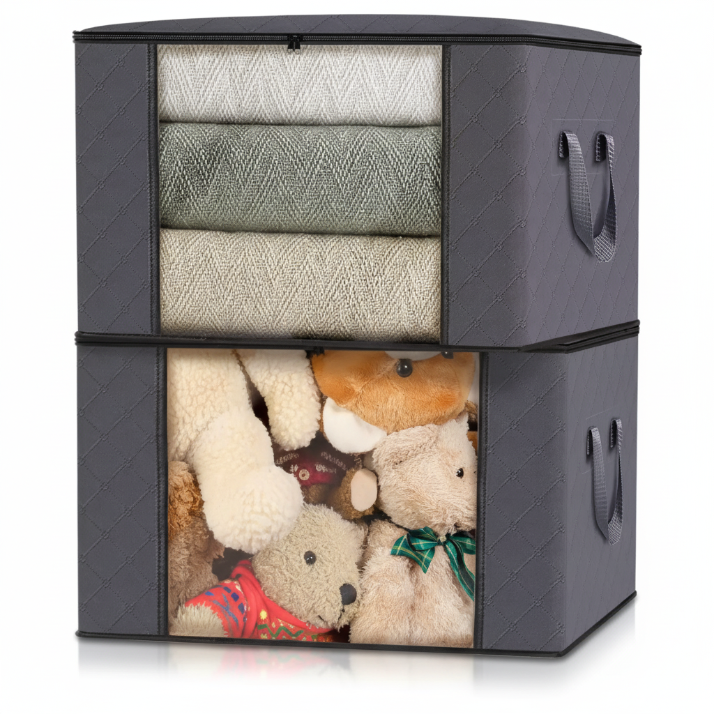 Versatile Soft Storage Bins for Clothing and Essentials