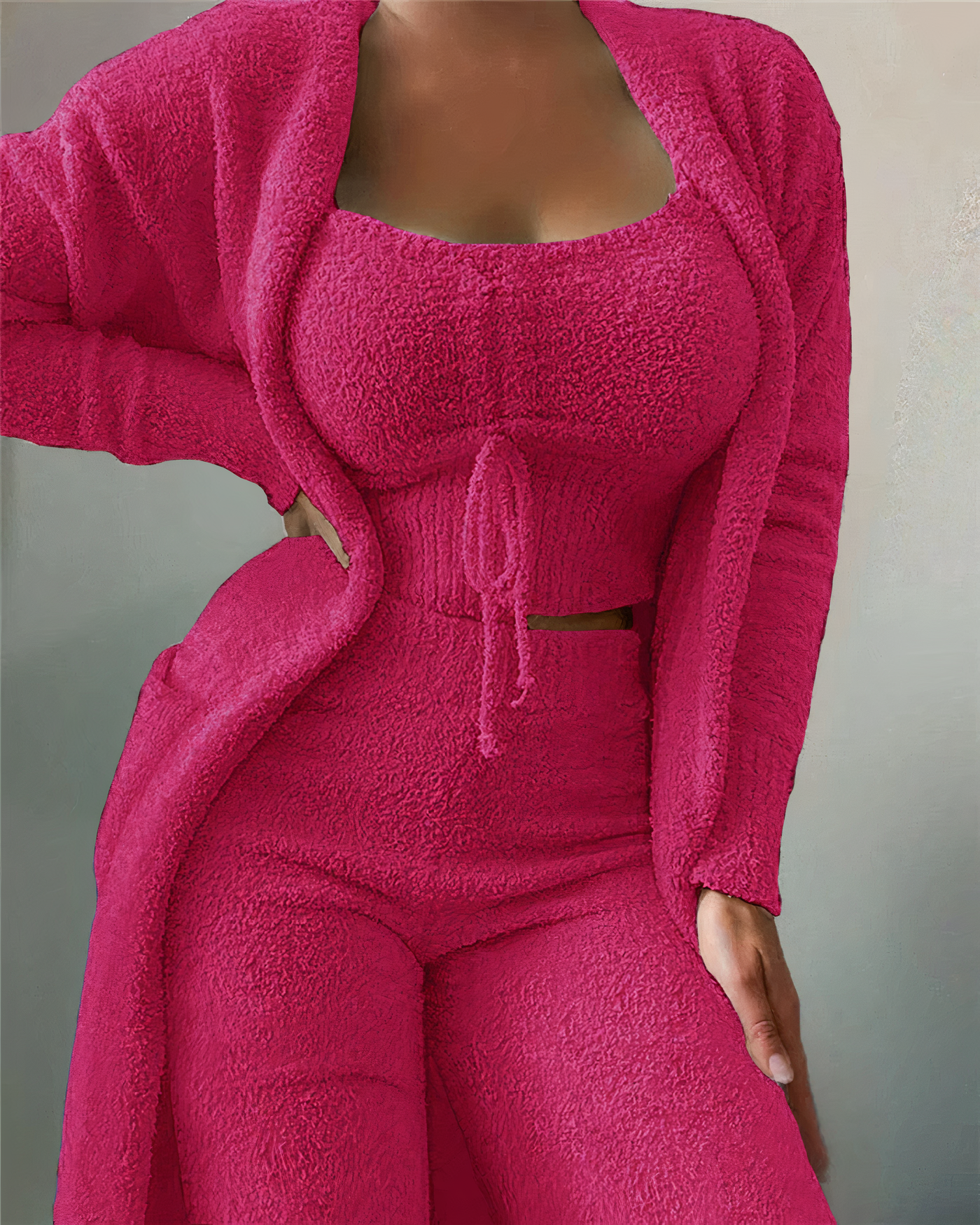 Women’s Lounge Set | Plush Fleece | Cozy Relaxation Wear | Soft Fabric
