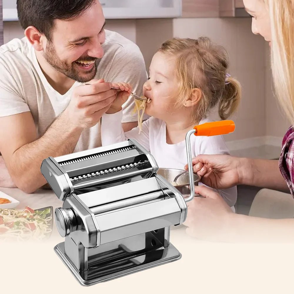 FreshPasta Pro Hand-Crank Machine with Custom Thickness Options