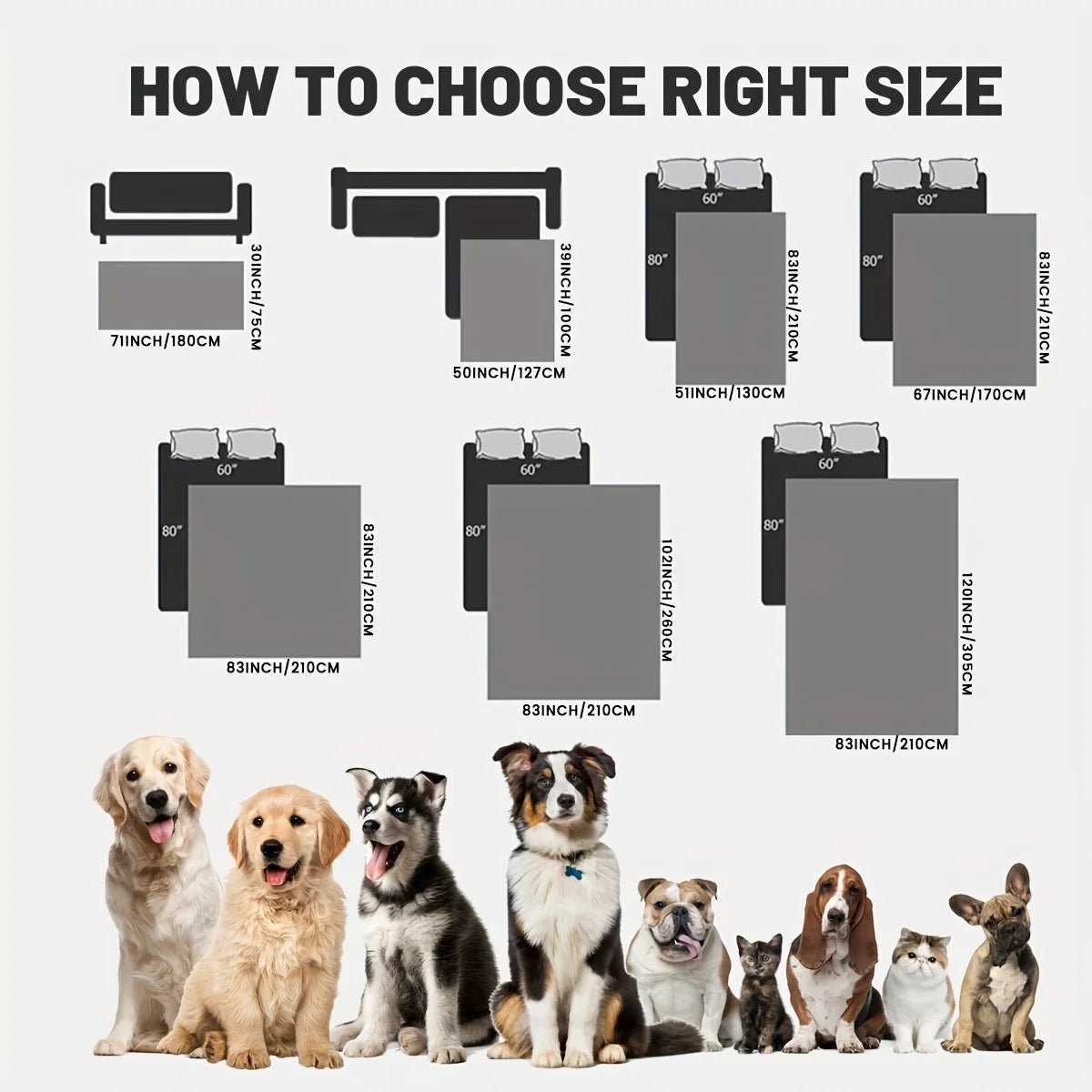 AquaShield Pet Blanket - Water-Resistant Protection for Furniture