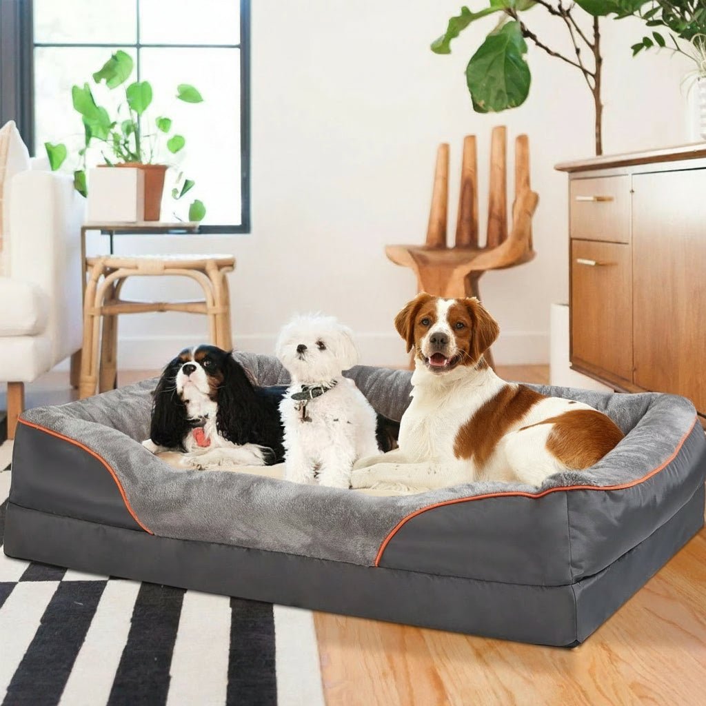 ComfortNest Orthopedic Dog Bed with Soft Padding and Secure Base