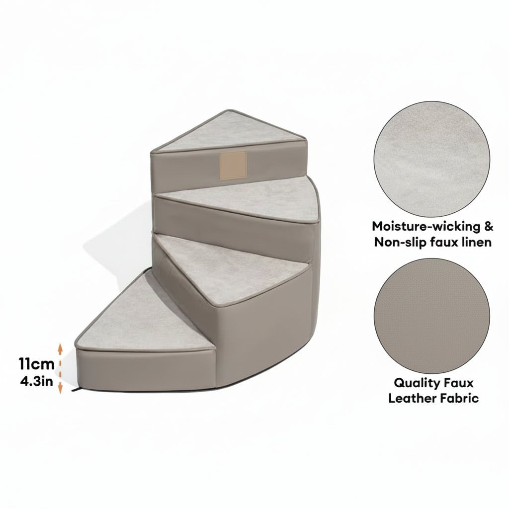 PetEase Stylish 3-Step Non-Slip Indoor Staircase