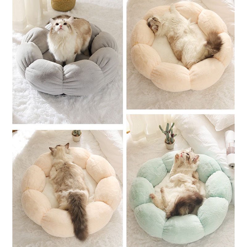 PetalNest Cozy Cat Bed for Ultimate Relaxation