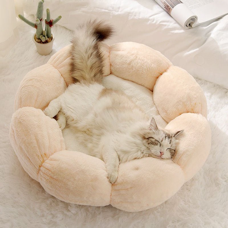 PetalNest Cozy Cat Bed for Ultimate Relaxation
