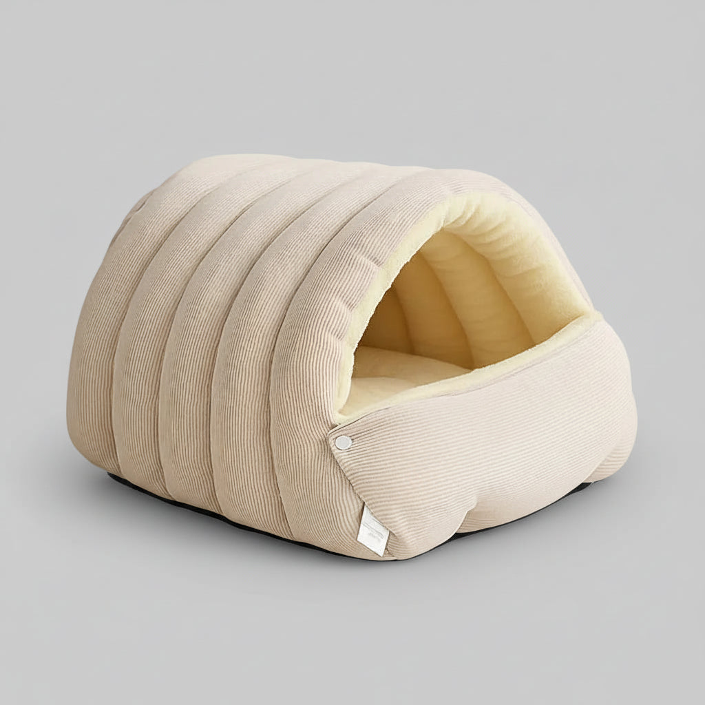 Snug & Soft Feline Retreat Bed for Ultimate Comfort