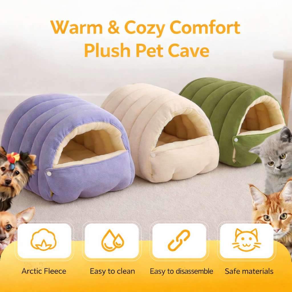 Snug & Soft Feline Retreat Bed for Ultimate Comfort