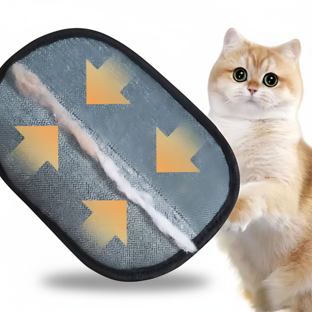 Furry Friend Fur Remover Glove for Home and Clothes
