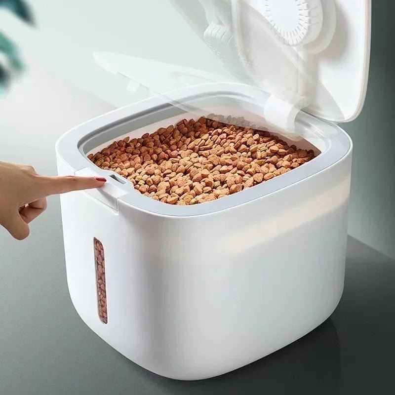 SecurePet Dog Food Storage Bin with Measurement Cup